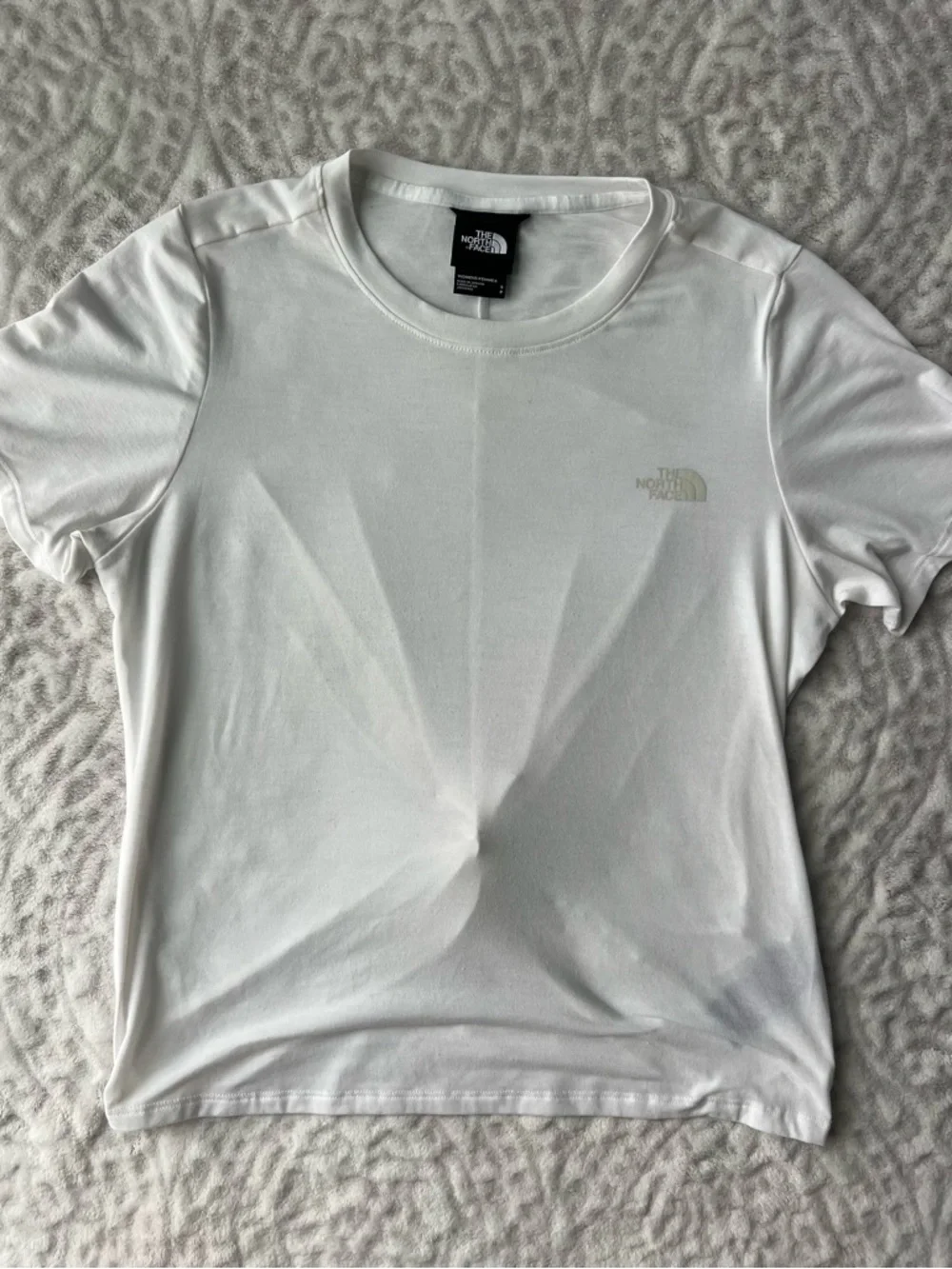 The North Face Women's White Crewneck Tee with Tie Knot Back | Size S - Picture 3 of 10